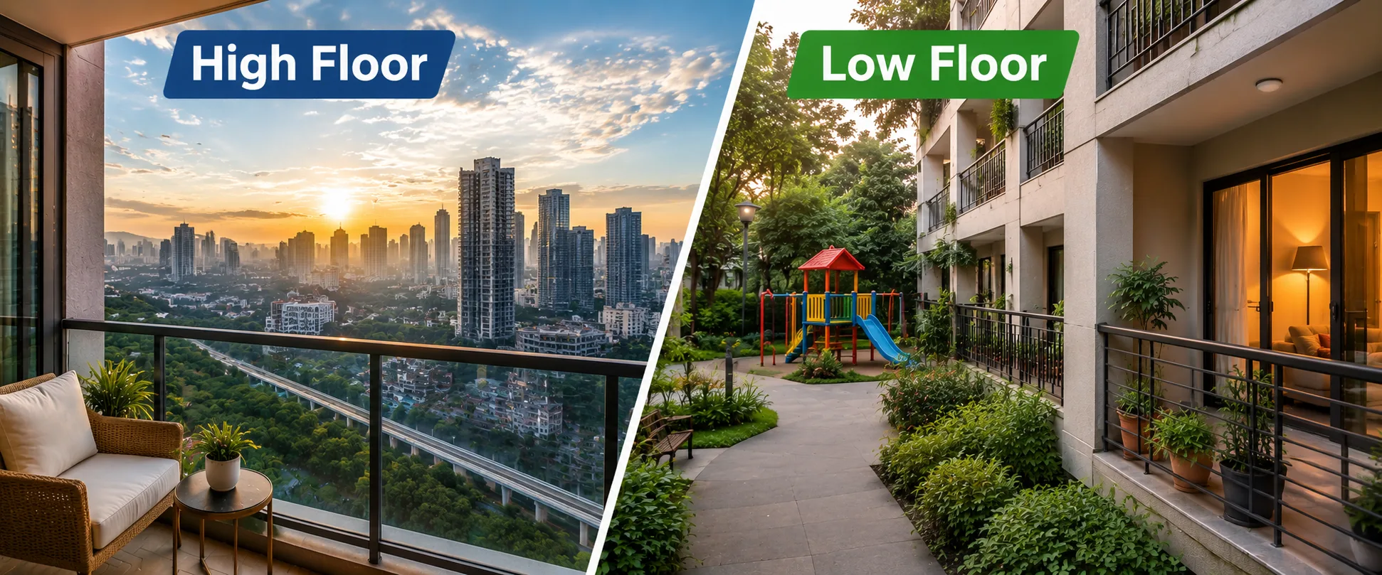 High Floor vs Low Floor Flat: Differences Nobody Tells You