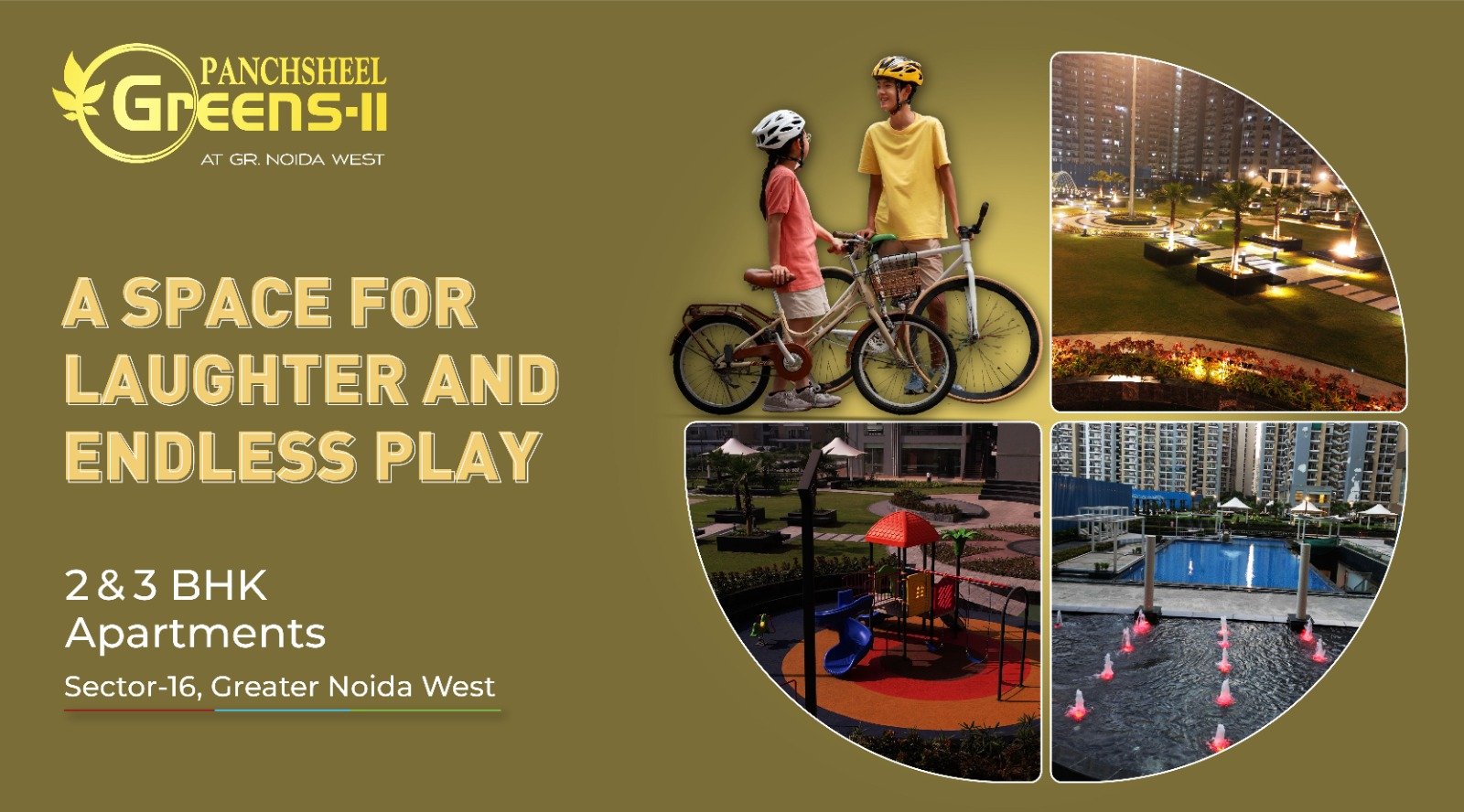 Panchsheel Greens II : 2 & 3 BHK Apartment in Sec 16 Greater Noida