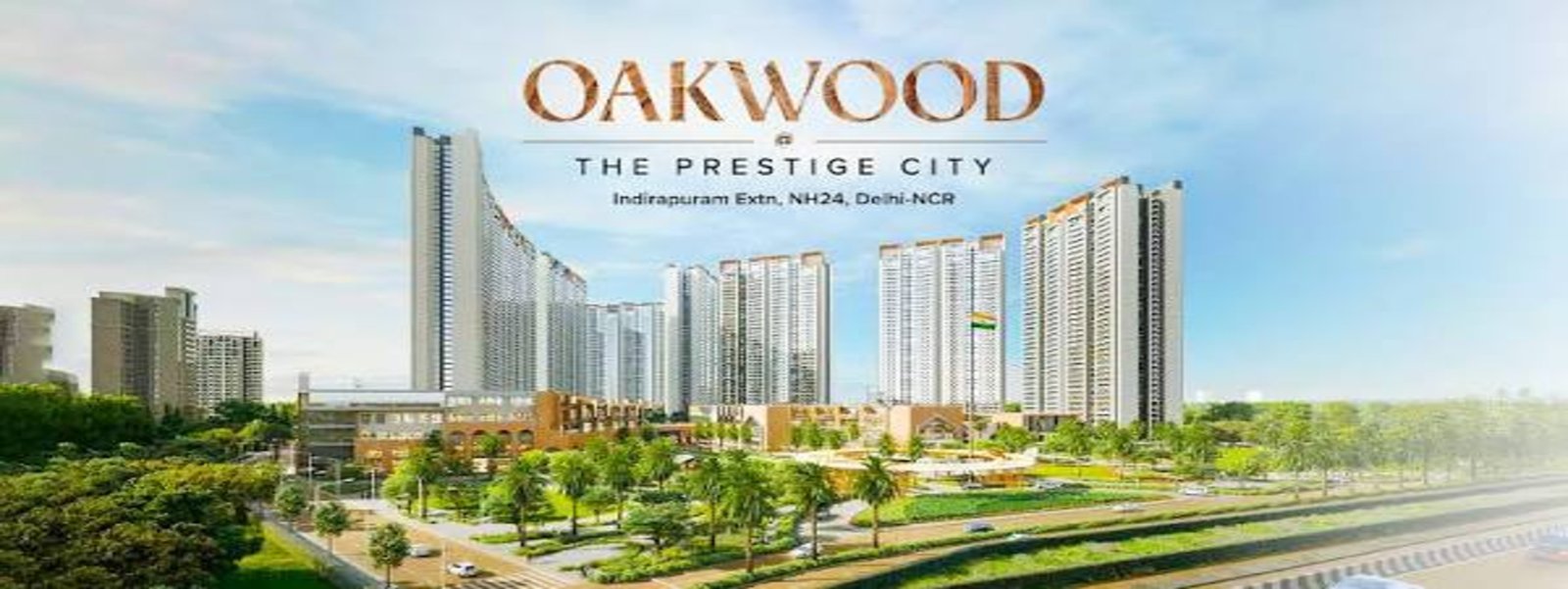 Oakwood The Prestige City: 3 & 4 BHK Flats Indirapuram Extn, NH-24, Ghaziabad